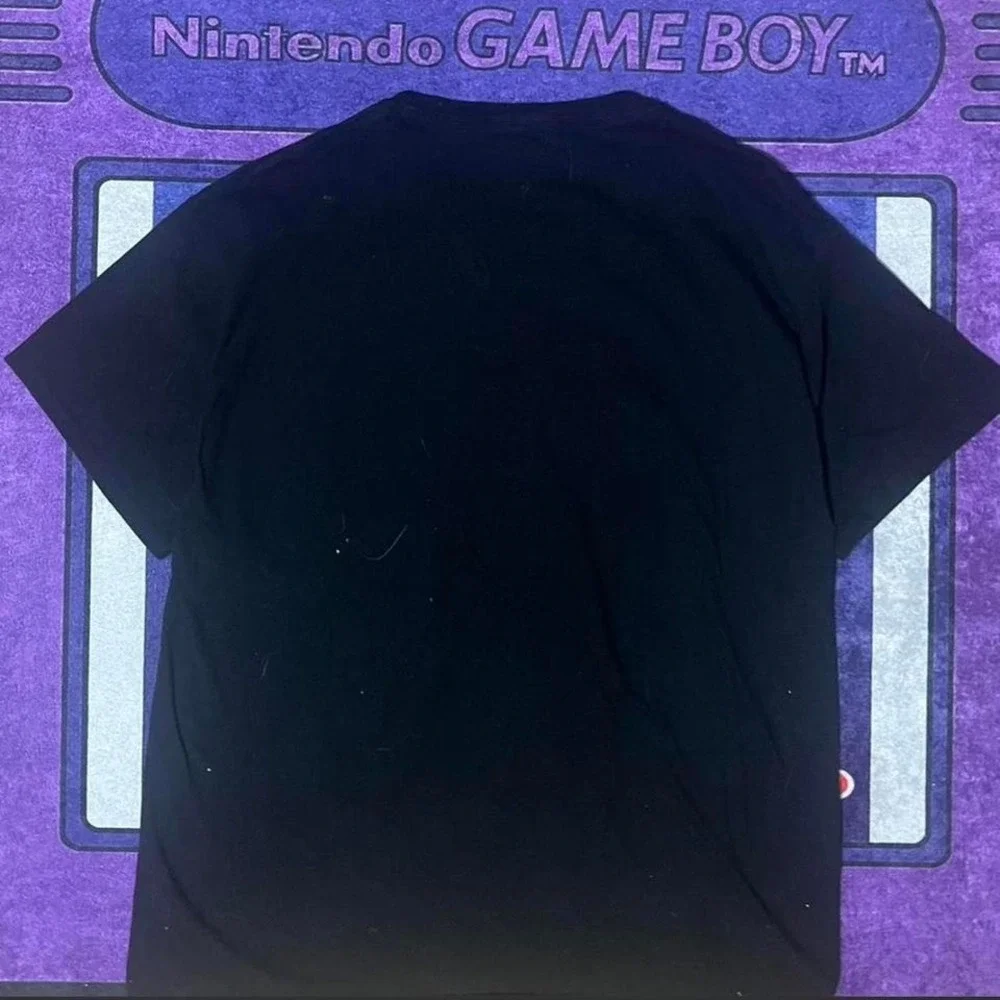 Large streetwear black and mixed colors retro champion Tshirt, cool front hit - Picture 2 of 5